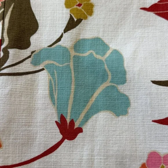 Marella tropical floral print cotton pants Sz 2 pockets - Picture 8 of 14